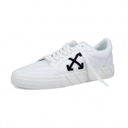 White Arrow Low Vulcanised Canvas Sneakers Customize Shoes for Men 340001
