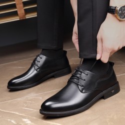 New handmade custom made High Quality Comfortable Durable genuine cowhide leather Business men Dress Shoes 0883AA1239-135